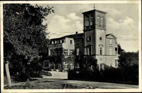 Ak Gailingen am Hochrhein Baden, Schloss Rheinburg, Sanatorium, Kurhaus