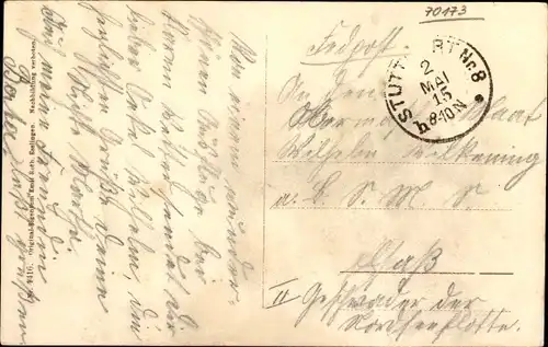 Ak Stuttgart in Württemberg, Schloss Solitude