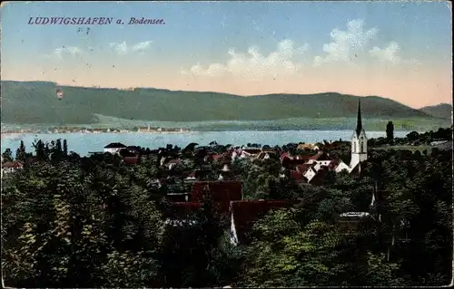 Ak Bodman Ludwigshafen am Bodensee, Panorama