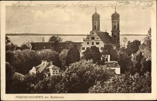 Ak Friedrichshafen am Bodensee, Stadtansicht