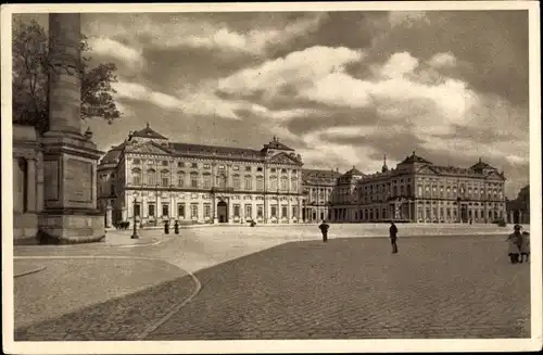 Ak Würzburg am Main Unterfranken, Kgl. Residenz