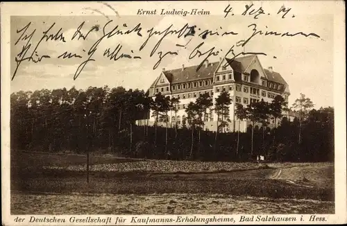 Ak Bad Salzhausen Nidda in Hessen, Ernst Ludwig-Heim