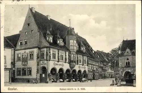 Ak Goslar am Harz, Kaiserworth, Hotel