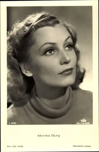 Ak Schauspielerin Monika Burg, Tobis Film A 3924 1