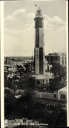 Ak Port Said Ägypten, The Lighthouse