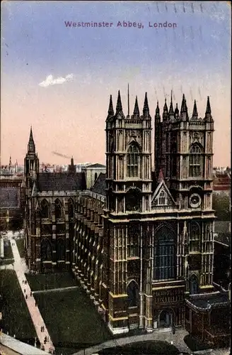 Ak Westminster London City, Abbey