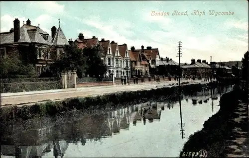 Ak High Wycombe Buckinghamshire England, London Road