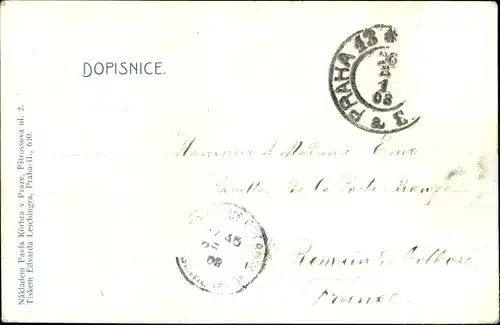 Künstler Ak Praha Prag Tschechien, Abendstimmung