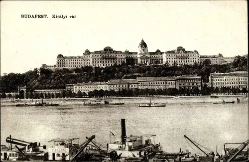 Ak Budapest Ungarn, Kiralyi var, Königliche Burg