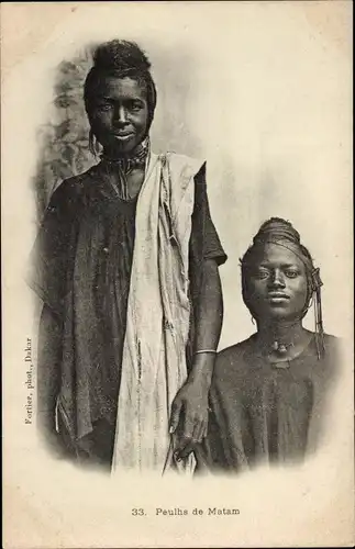 Ak Peulhs de Matam, Afrikaner, Tracht, Portrait