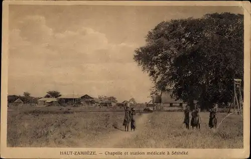 Ak Haut Zambèze Sambia, Chapelle et station médicale à Séshéké