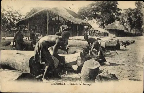 Ak Zambèze Sambia, Scierie de Senanga