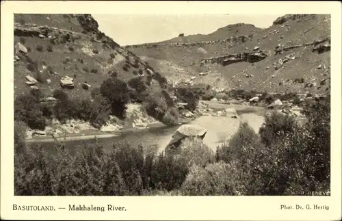 Ak Basutoland Lesotho, Makhaleng River