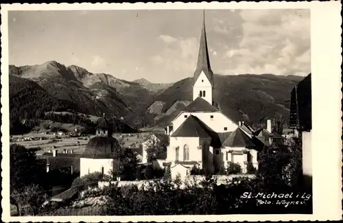 Foto Ak Sankt Michael im Lungau in Salzburg, Blick zur Kirche