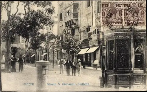 Ak Valletta Malta, Strada S. Giavanni