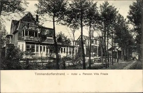 Ak Ostseebad Timmendorfer Strand, Hotel und Pension Villa Frieda