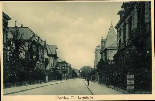 Ak Landau in der Pfalz, Langstraße