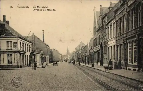 Ak Turnhout Flandern Antwerpen, Avenue de Merode