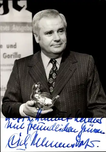 Ak Fernsehmoderator Erich Helmensdorfer, Norddeutscher Rundfunk