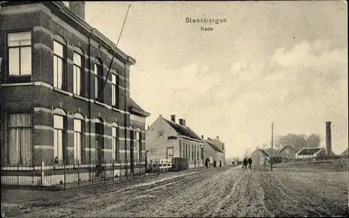 Ak Steenbergen Nordbrabant Niederlande, Kade