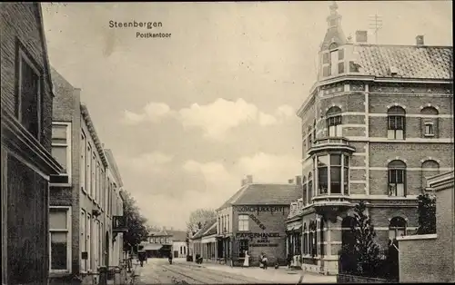 Ak Steenbergen Nordbrabant Niederlande, Postkantoor
