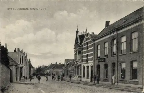 Ak Steenbergen Nordbrabant Niederlande, Kruispunt