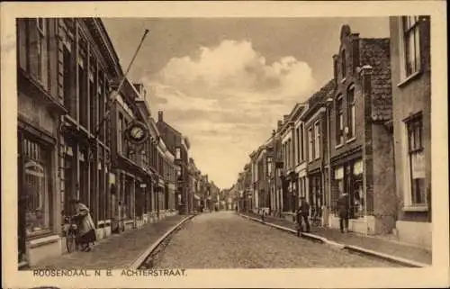 Ak Roosendaal Nordbrabant Niederlande, Achterstraat