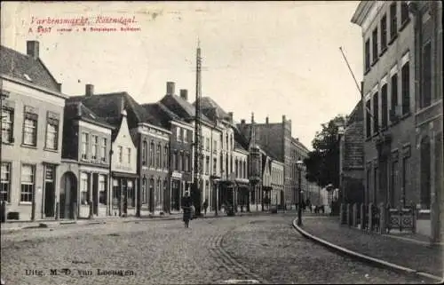 Ak Roosendaal Nordbrabant Niederlande, Varkensmarkt