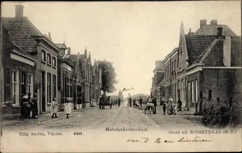 Ak Roosendaal Nordbrabant Niederlande, Hulsdonkschestraat