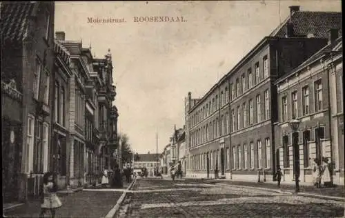 Ak Roosendaal Nordbrabant Niederlande, Molenstraat