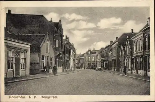 Ak Roosendaal Nordbrabant Niederlande, Hoogstraat