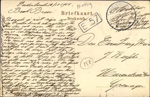 Ak Oudenbosch Nordbrabant, Haven