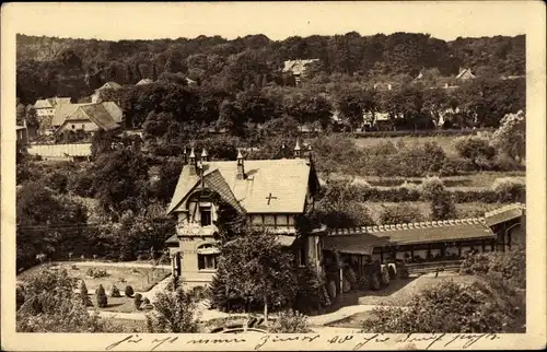 Ak Rehburg Loccum in Niedersachsen, Damenvilla mit Liegehalle der Königl. Kloster Heilanstalt