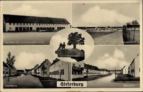 Ak Steterburg Salzgitter in Niedersachsen, Ahornstraße, Kaufhaus der Versorgungsbetriebe