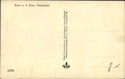 Ak Steyr in Oberösterreich, Hauptplatz