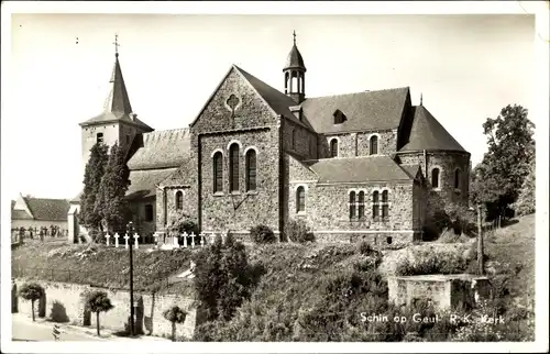 Ak Schin op Geul Limburg Niederlande, R. K. Kerk