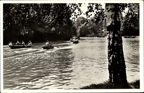 Ak Stein Limburg Niederlande, Ontspanningsoord Steinerbos, Roeivijer