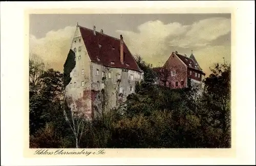 Ak Reinsberg in Sachsen, Schloss Oberreinsberg