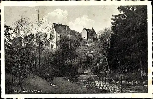 Ak Reinsberg Sachsen, Schloss Reinsberg