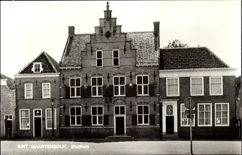 Ak Sint Maartensdijk Zeeland Niederlande, Stadhuis