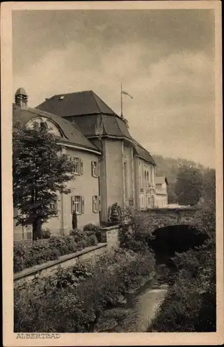 Ak Bad Elster im Vogtland, Albertbad