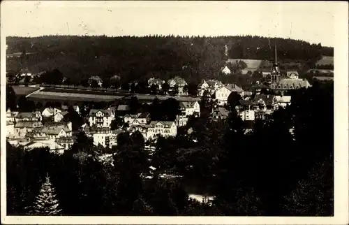 Foto Ak Bad Elster im Vogtland, Panorama vom Ort