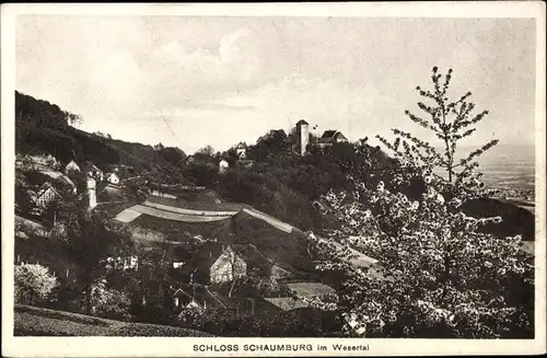 Ak Schaumburg Rinteln an der Weser, Schloss Schaumburg