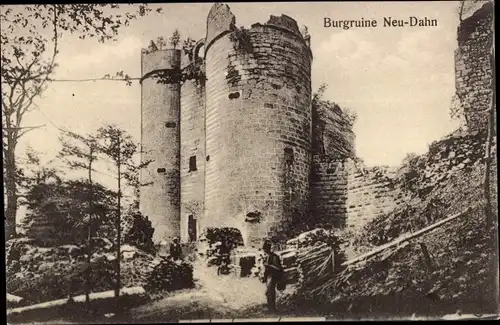 Ak Dahn in der Pfalz, Burgruine Neu-Dahn