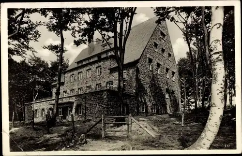 Ak Langenberg Velbert im Rheinland, DJH Jugendherberge, Außenansicht