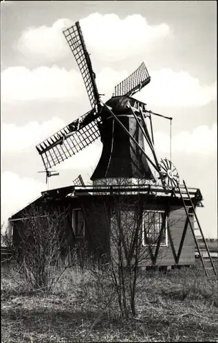 Ak Westzaan Zaanstad Nordholland Niederlande, Molen De Jonge Dirk