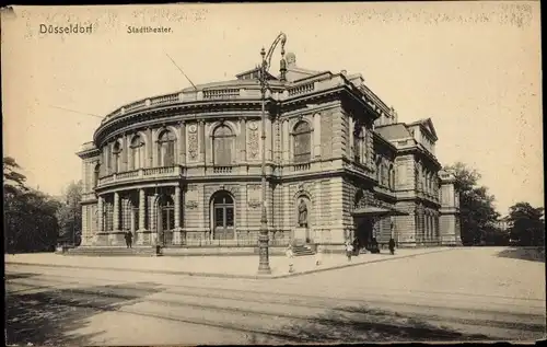 Ak Düsseldorf am Rhein, Stadttheater