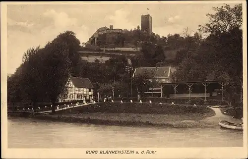 Ak Blankenstein an der Ruhr Hattingen, Burg Blankenstein