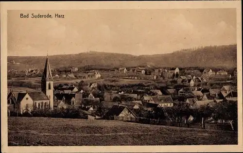 Ak Bad Suderode Quedlinburg im Harz, Panorama