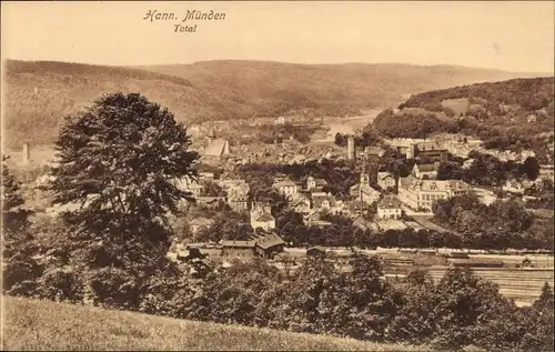 Ak Hann. Münden in Niedersachsen, Panorama